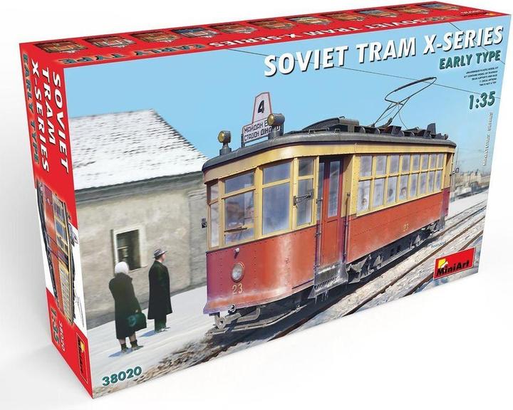Actual product image Mini art Soviet Tram "X" Series. Early Type.