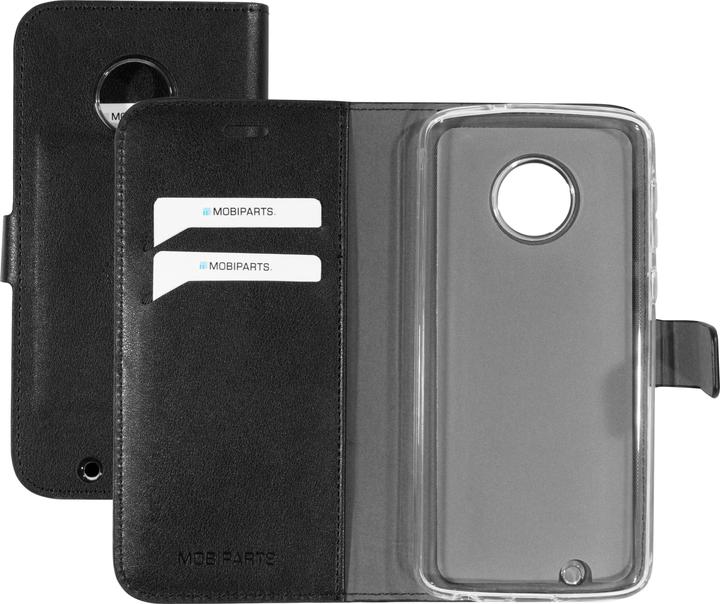 Actual product image Mobiparts Classic Wallet Case Motorola Moto G6 Black (Motorola Moto G6)