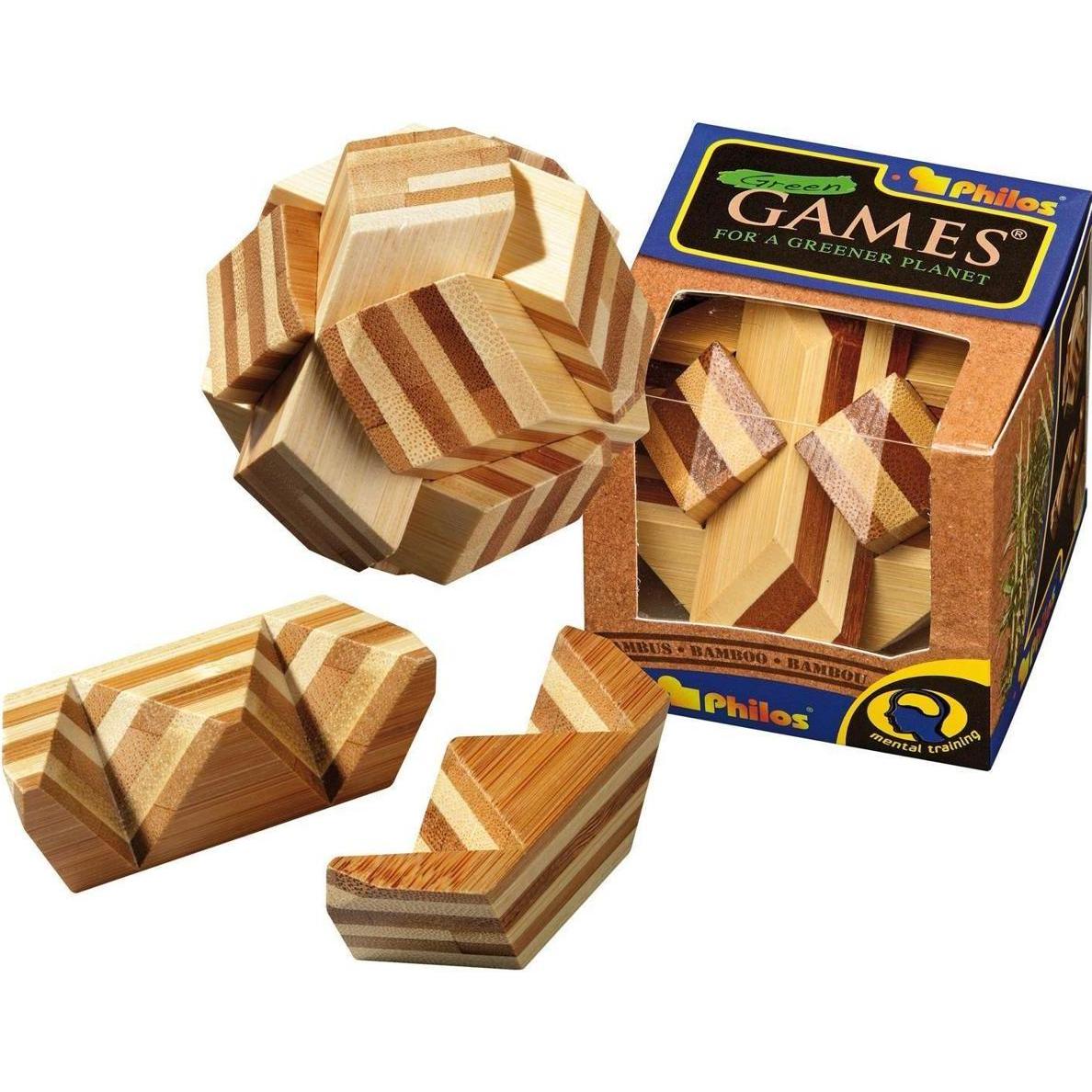 Philos Marrone Palla Puzzle, Bambù (Tedesco, 1 Giocatori)
