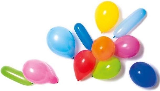 Actual product image Everts Balloons made of latex different. Colours and shapes (10 x)