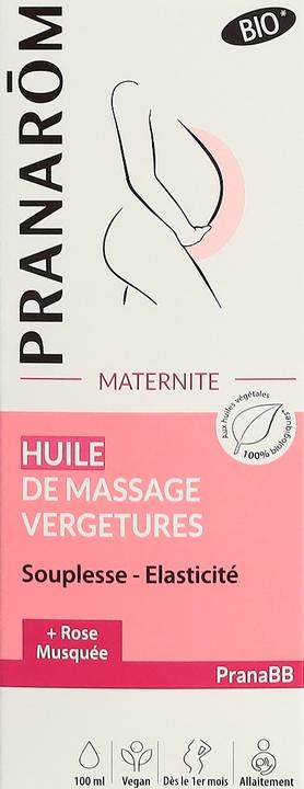 Produktbild Pranarom PranaBB Schwangerschaft Massageöl Dehnungsstreifen Bio (100 ml)