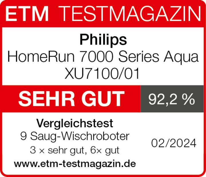 Actual product image Philips 7000 series XU7100/01 (5000 Pa, Wiping cloth)