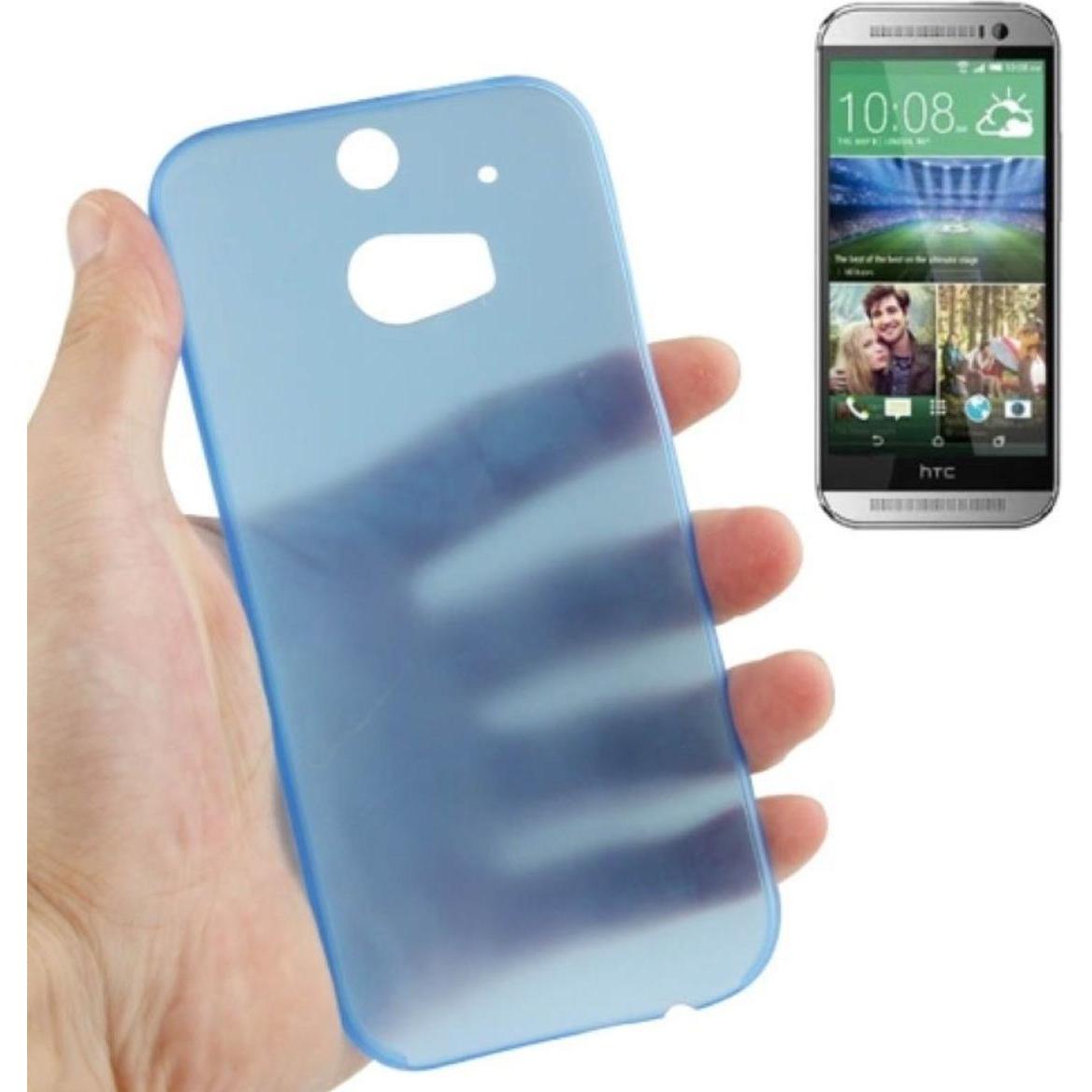 Thumbnail - König Design Schutzhülle Case Ultra Dünn 0,3mm für Handy HTC One M8 / M8s Blau Transparent (HTC One M8), Smartphone Hüll...