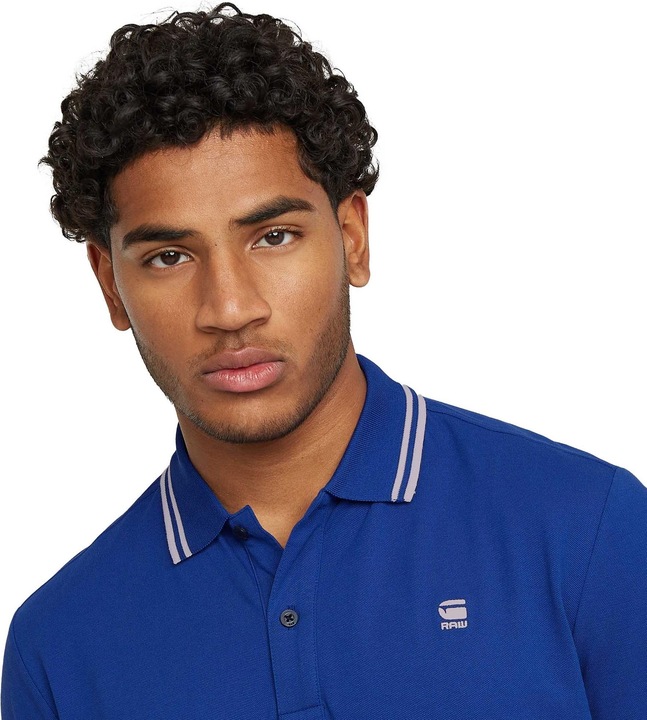 Actual product image G-Star Dunda Slim Stripe Polo (M)
