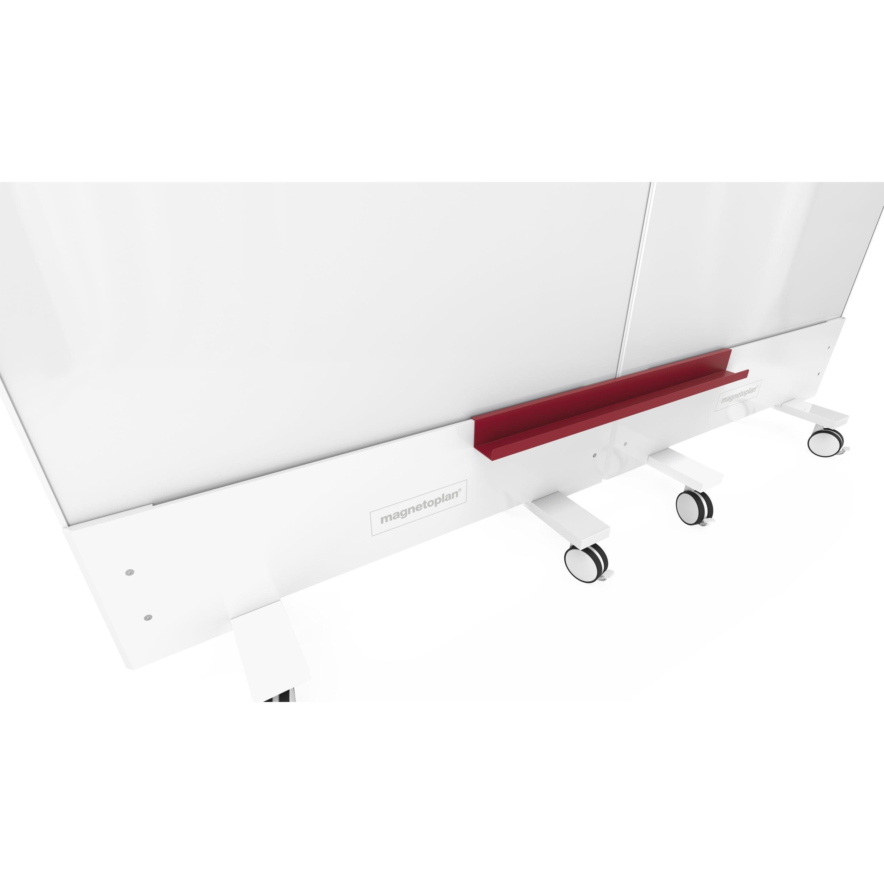 Thumbnail - Magnetoplan, Zubehör Präsentieren, MAGNETOP. Ablageleiste Infinity Wall 114603003 rubinrot 82x12x8.5cm