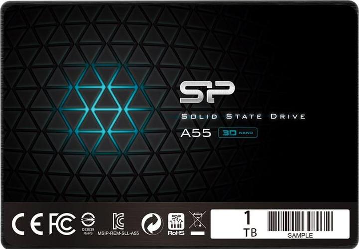 Actual product image Silicon Power SSD, ACE A55, 2.5″, 128GB, SATA III (128 GB, 2.5")