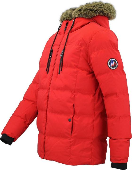 Produktbild Peak mountain Damen Steppjacke mit Fellkapuze (S)