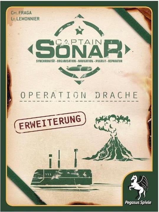 Image du produit Pegasus 57014G - Captain Sonar : Opération Dragon (), 4-8 joueurs, à partir de 10 ans (extension, édition (Allemand)