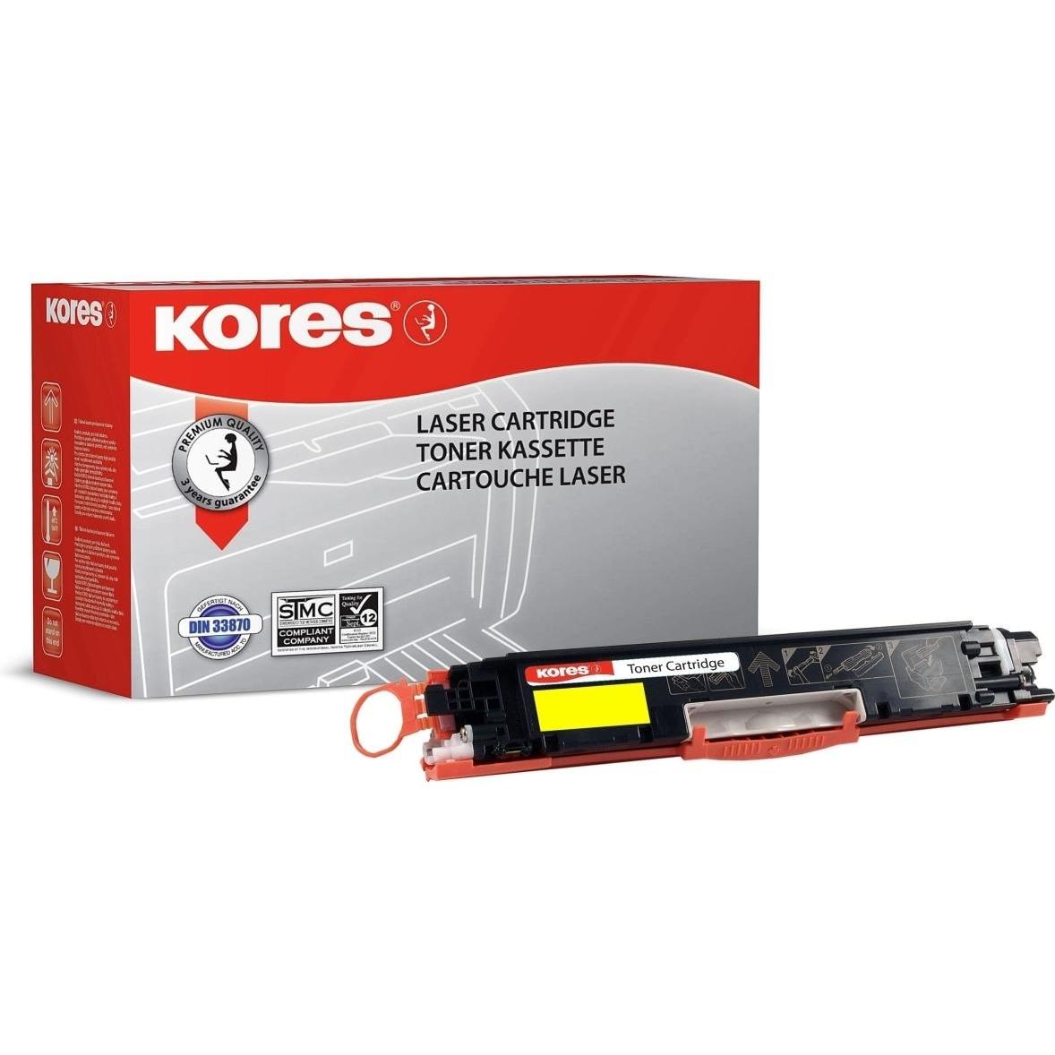 Kores, Toner, Toner für Canon Laserdrucker Laser Shot 7010 gelb Kapazitaet ca. 1.000 Seiten mi (Y)