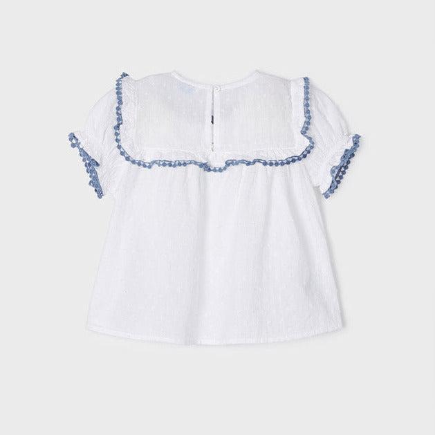 Produktbild MAYORAL Plumenti Tunika Bluse mit Stickmotiven (122)