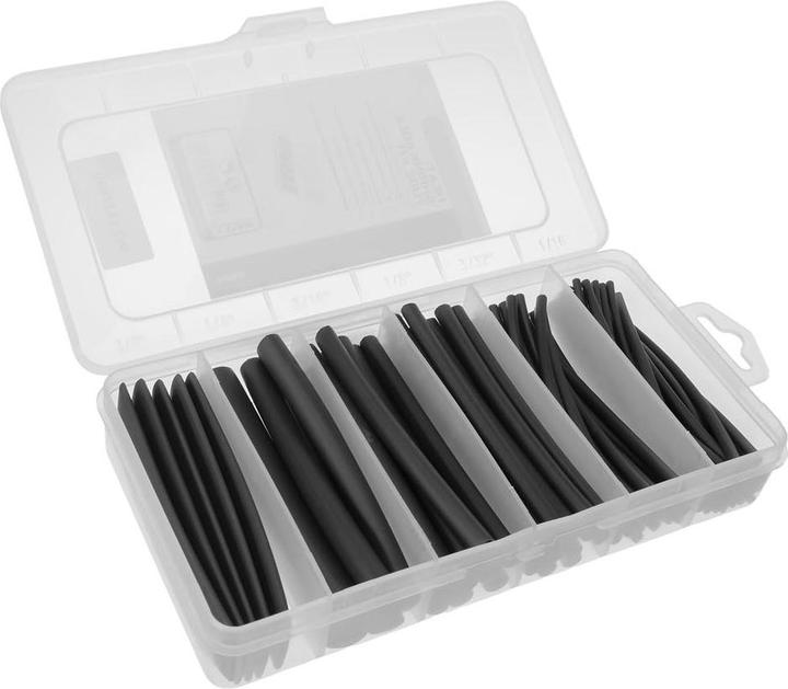 Velleman Kit de gaines thermorétractables de 2,4 à 12,7 mm de diamètre, 85 pièces (85 x)
