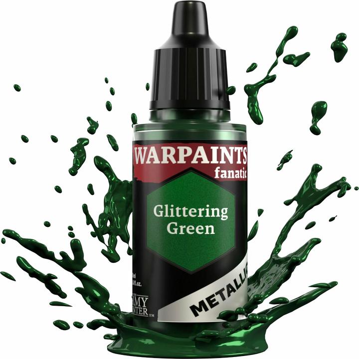 Productafbeelding The Army Painter Metallic kleur Warpaints Fanatic: Glittering Green 18 ml