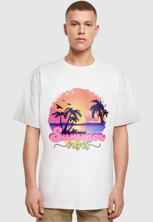 Produktbild Merchcode Summer Vibes Sunset Heavy Oversized Tee - 117175 (3XL)