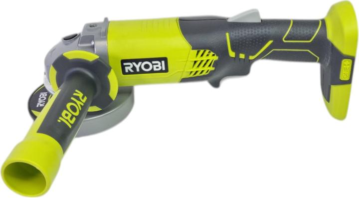 Immagine prodotto Ryobi R18AG-0 Smerigliatrice angolare a batteria 18 V ONE+ 115 mm + 1x batteria 4.0 Ah - senza caricatore (115 mm)