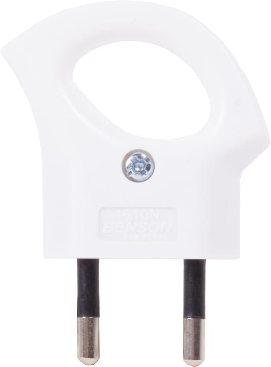 Produktbild Benson Electric Stecker P mit Ring weiss