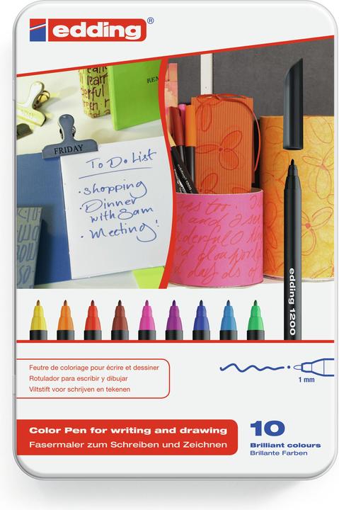 Produktbild Edding Faserschreiber (10x)