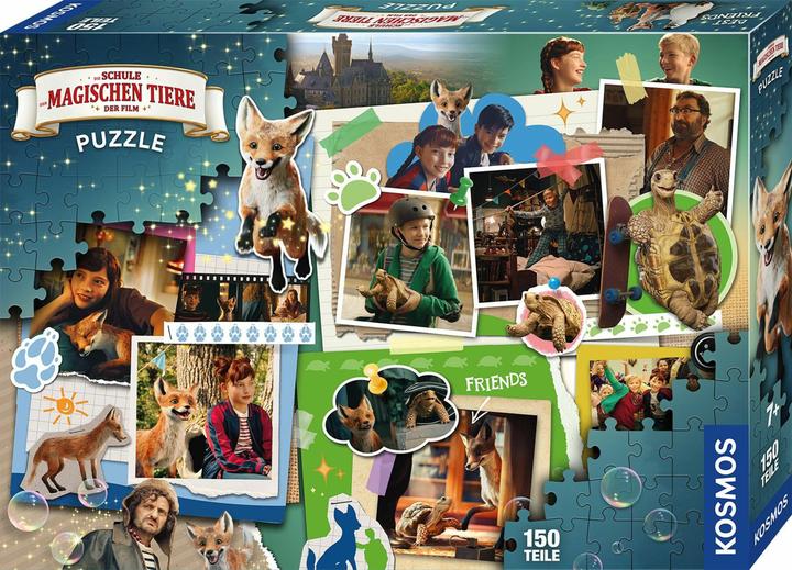 Actual product image Kosmos The School of Magical Animals: Puzzle for the film - Best Friends (150 pieces)
