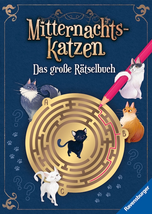 Actual product image Ravensburger Mitternachtskatzen: Das grosse Rätselbuch Vielfältige Rätsel und Knobeleien für (German, Elena Bruns, 2023)