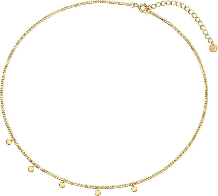 Actual product image Glanzstücke München Ladies sterling silver yellow gold 35.0 cm base chain + 5.0 cm extension - 30424 (Sterling Silver, 35 - 40 cm)