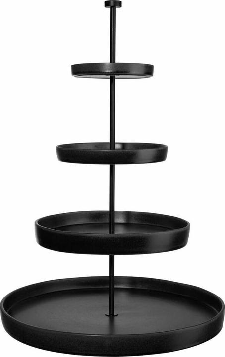ASA Selection Grande Etagere black iron Ø 41/28/20/14,5 x H 61 cm