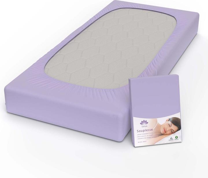 Image du produit Lotus Bettwaren Drap-housse en jersey Souplesse (120 x 200 cm)