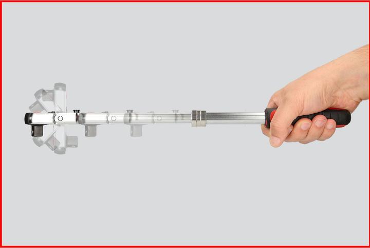 Image du produit KS Tools Cliquet réversible inclinable télescopique 3/8" SlimPOWER, 72 dents, longueur (3/8")
