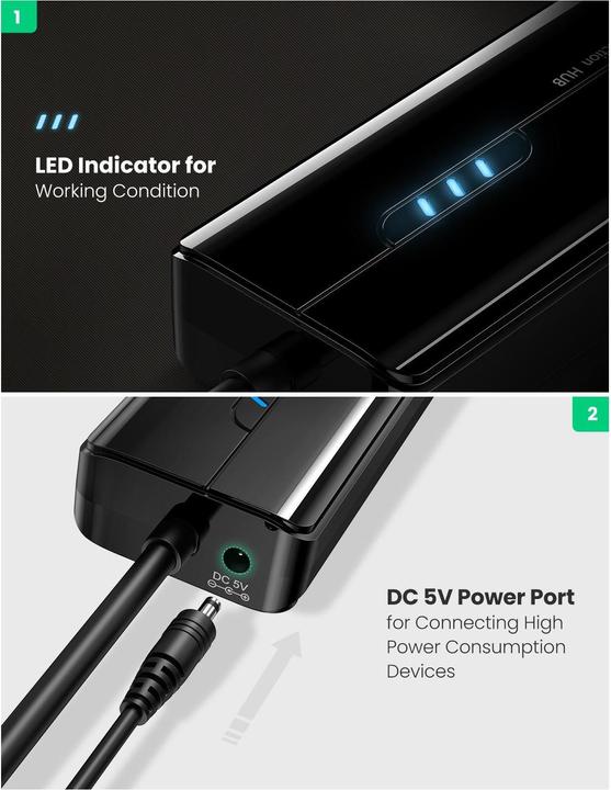 Image du produit Ugreen USB 3.0 Hub (USB-A, 4 ports)