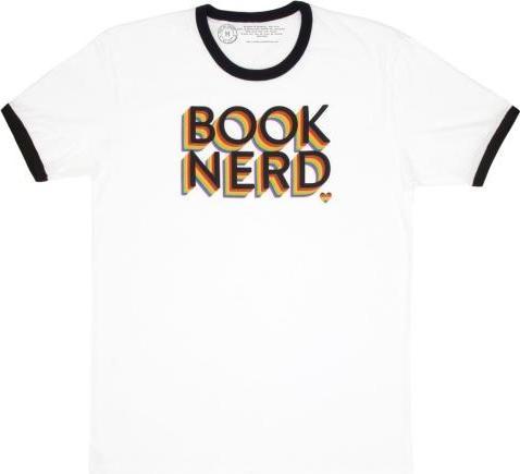 Produktbild Out of Print Book Nerd Pride Unisex Ringer T-Shirt X-Large (L)