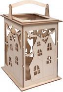 Actual product image Rayher Wooden lantern bat. m.Griff, FSCMixCred, natural (15 x)