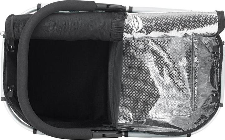 Image du produit Genius Panier Falko Duo, bleu foncé avec ancres blanches Tissu bleu foncé, blanc