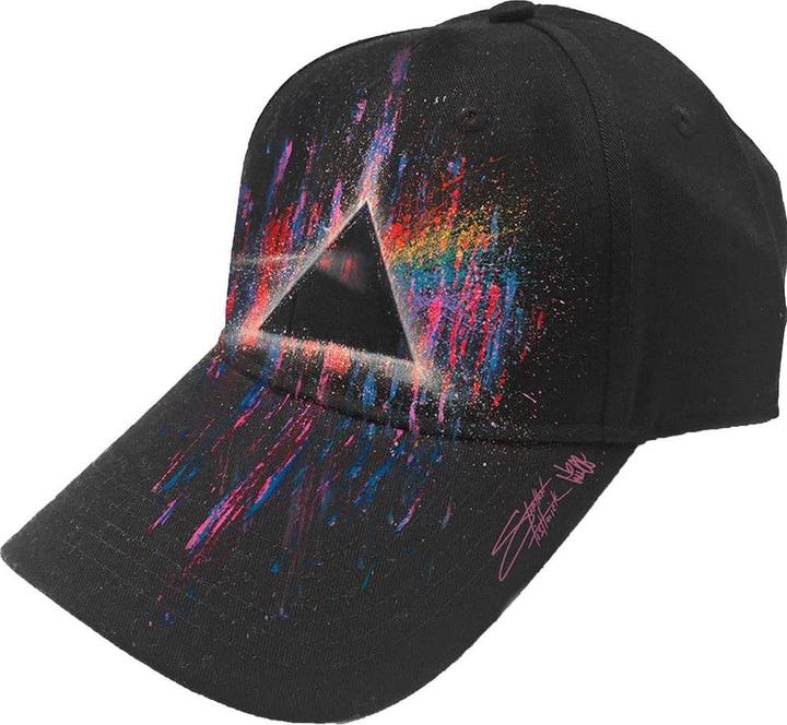 Actual product image Pink Floyd DSOTM Pink Splatter Baseball Cap (One size)