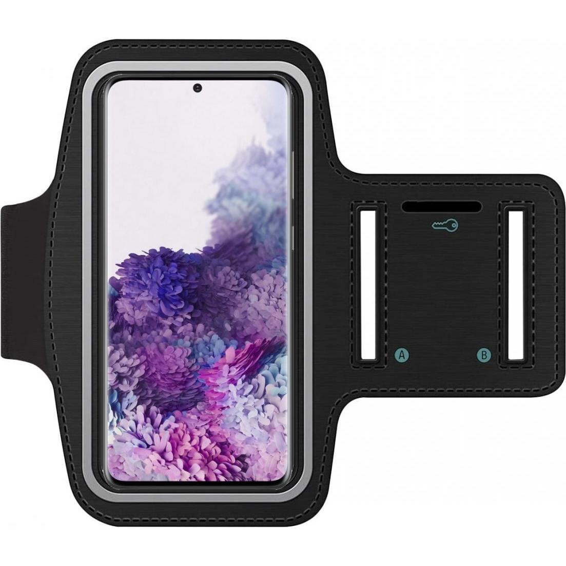 SmartFitness Samsung Galaxy S20+ Handy Sport Armband, Smartphone Sportarmband, Schwarz