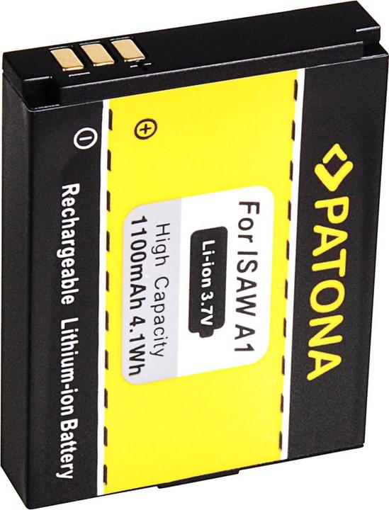 Actual product image Patona Battery f. Actionpro X7 ISAW A1 A2 A3 ISAW Advance Extreme 083443A (Camera battery)