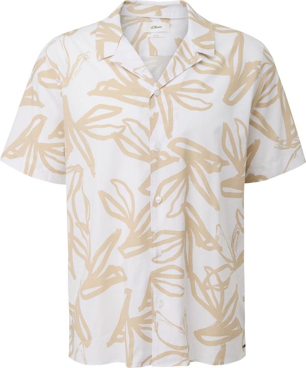 Produktbild s.Oliver Hemd Kurzarmhemd mit All-over-Print (XL)
