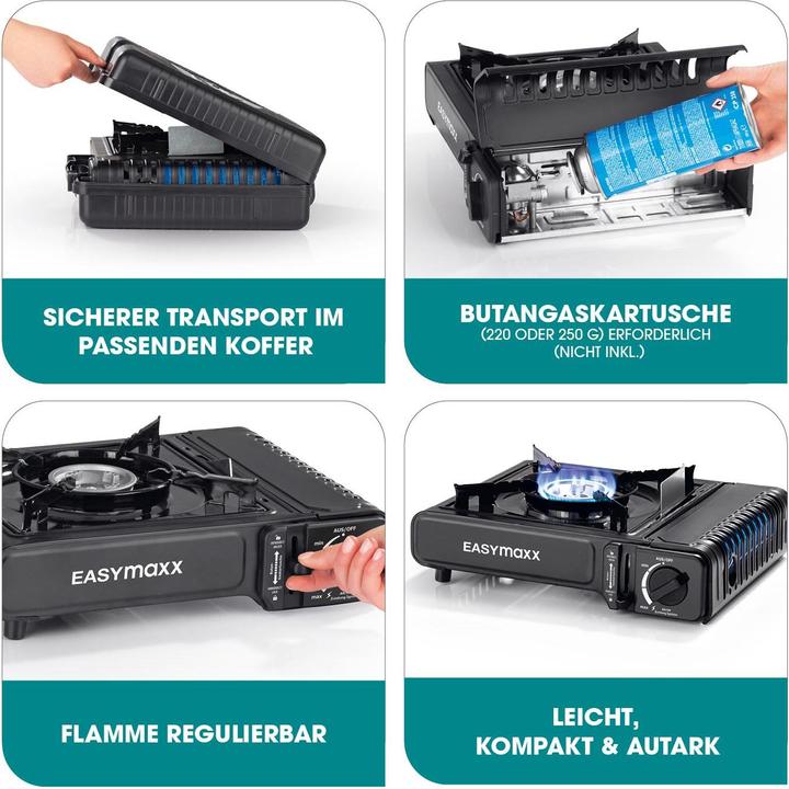 Actual product image Easymaxx Gaskocher inkl. Koffer