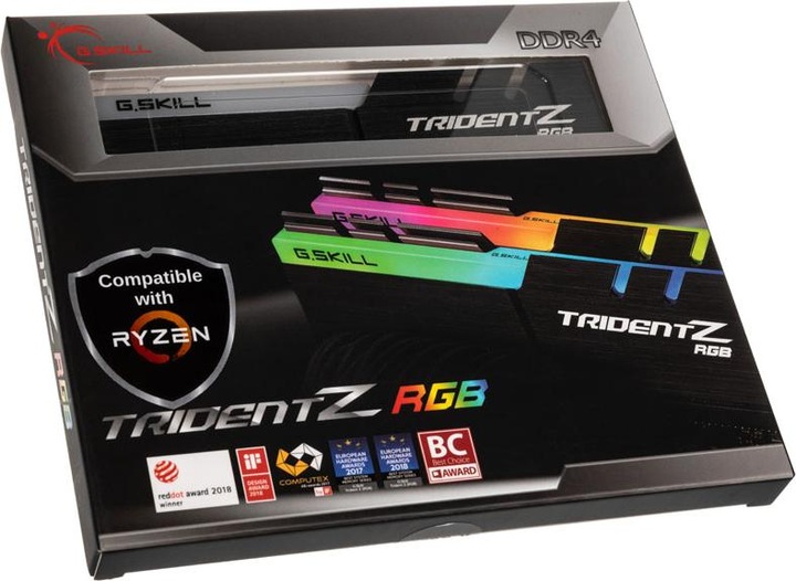 Produktbild G.Skill Trident Z RGB (2 x 16GB, 3200 MHz, DDR4-RAM, DIMM)