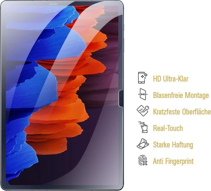 Produktbild Protectorking 2x 9H Panzerglas flexibel HD Klar (2 Stück, Galaxy Tab S8 Plus)