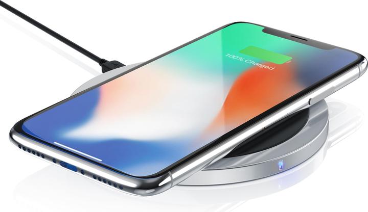 Produktbild Aplic Induktions Ladegerät, Qi Wireless Lader - Induktive Schnell-Ladestation, 10W Induktionsladegerät (10 W)