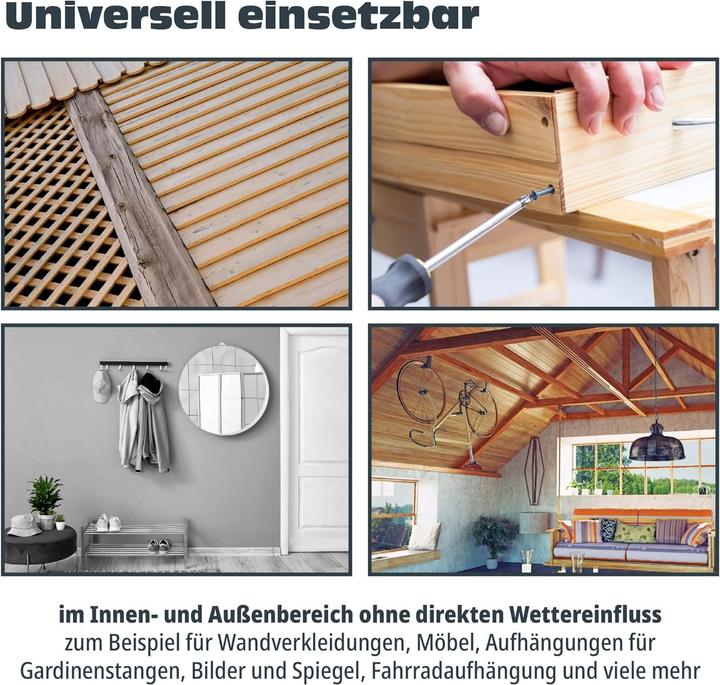 Produktbild Helpmate Holzschrauben Set (1700 Schrauben pro Stück)