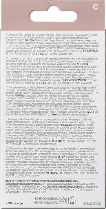 Produktbild KISS Bare-But-Better Gel Nails - 28 Pieces (Kunstnägel)