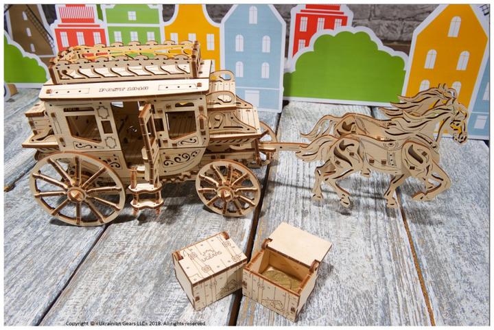 Produktbild Ugears Pferdekutsche