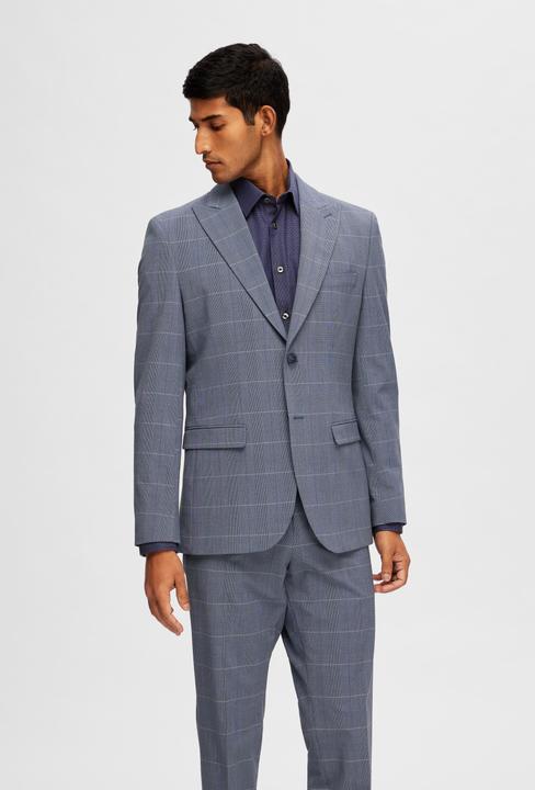 Actual product image Selected Slim Fit Check Blazer (50)