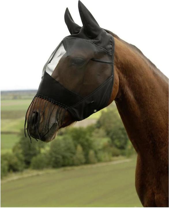 Image du produit Kerbl Masque anti-mouches avec protection des oreilles et cordons de nappage