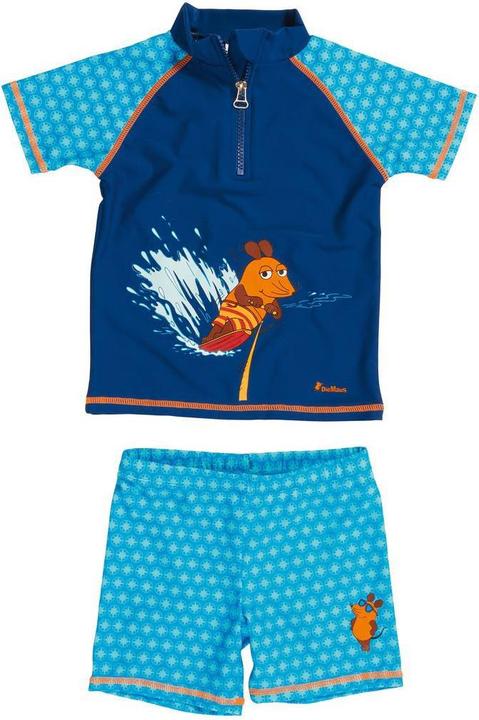 Actual product image Playshoes UV protection two-piece mush blue (74, 80)