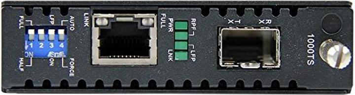 Produktbild StarTech Gigabit Ethernet LWL / Glasfaser Medienkonverter mit SFP - 1000 Mbit/s Multimode Gigabit Etherne...
