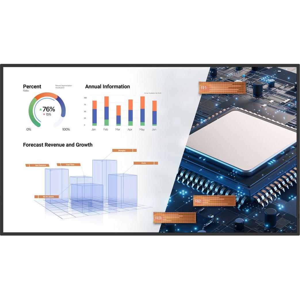 Thumbnail - BenQ ST8602S 218.4CM (86IN) (3840 x 2160 Pixel, 86"), Digital Signage, Schwarz