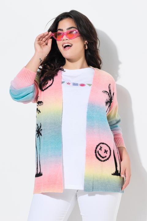Produktbild Angel of Style Strickjacke, Straight Fit, Palmen, Smileys (50, 52)