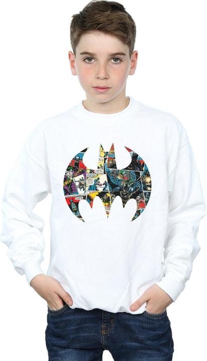 Produktbild Batman Comic Book Logo Sweatshirt Jungen (128)