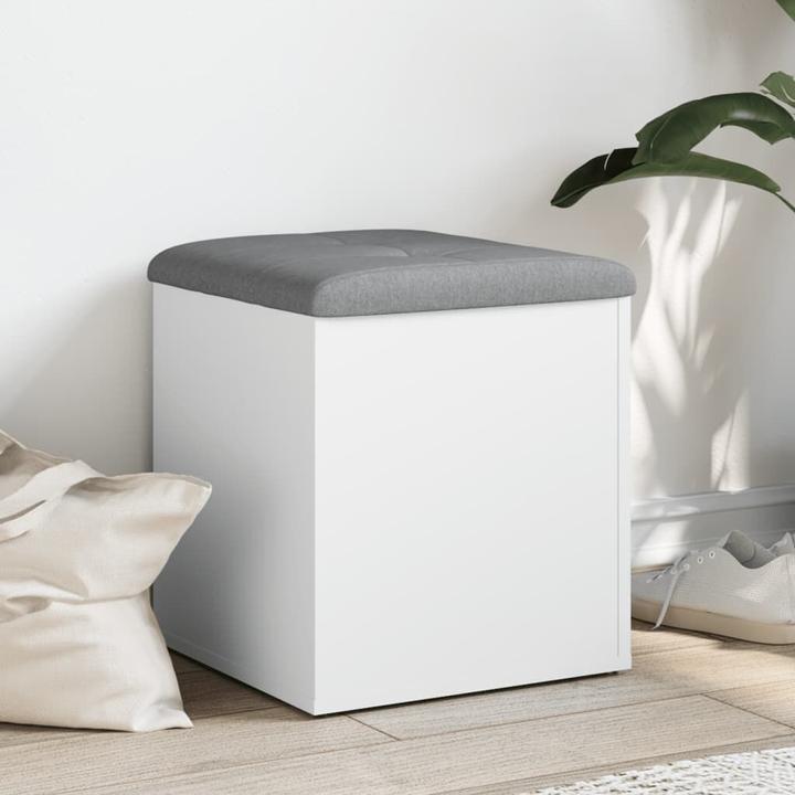 Produktbild VidaXL Sitzbank mit Stauraum Weiss 42x42x45 cm (42 cm)