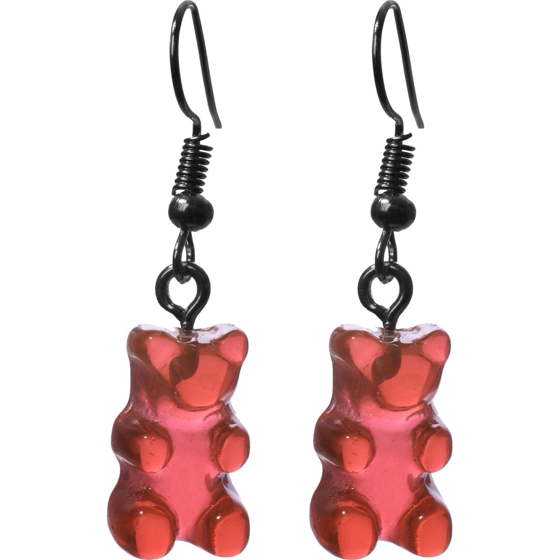 Metamorph Gummibär Ohrringe rot